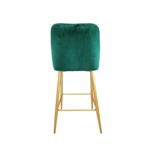 Scaun de bar clasic~green hlr 56+gold legs Thumbnail 4