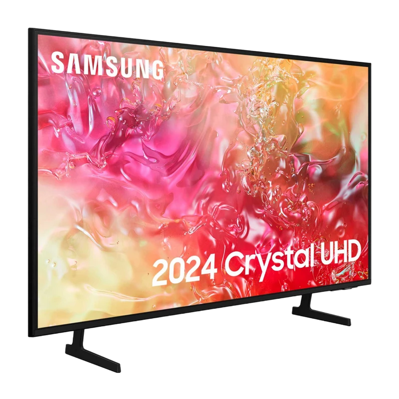 65" led smart tv samsung ue65du7100uxua, 3840x2160 4k uhd, tizen, черный 3