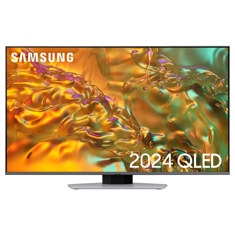 50" qled smart tv samsung qe50q80dauxua, 3840x2160 4k uhd, tizen 8.0, argintiu 2