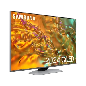 50" qled smart телевизор samsung qe50q80dauxua, 3840x2160 4k uhd, tizen 8.0, серебристый Thumbnail 2