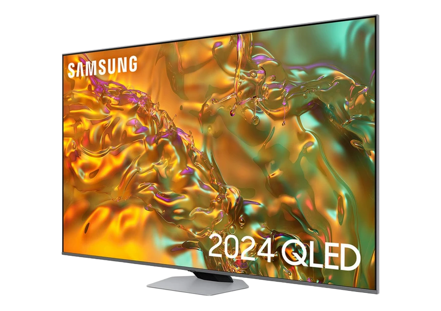 65" qled smart tv samsung qe65q80dauxua, 3840x2160 4k uhd, tizen 8.0, argintiu 4