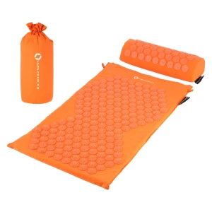 Акупунктурный коврик с подушкой 74*42 cm akm03 orange hms