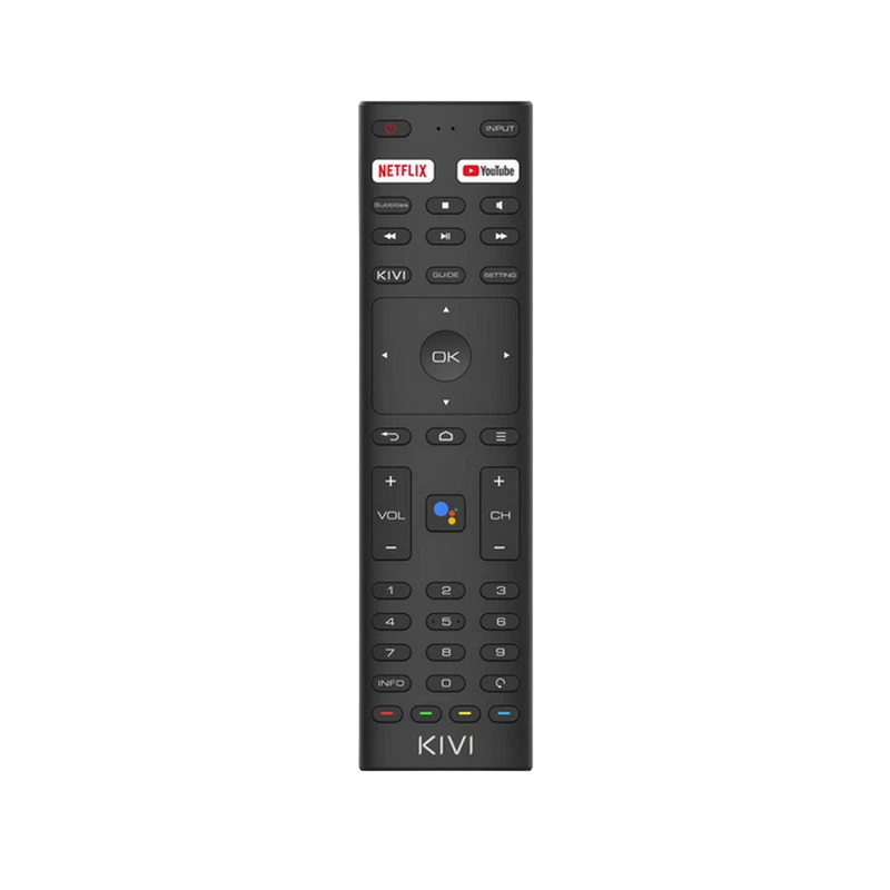 24" led smart tv kivi 24h760qw, 1366x768 hd, android tv, alb 2
