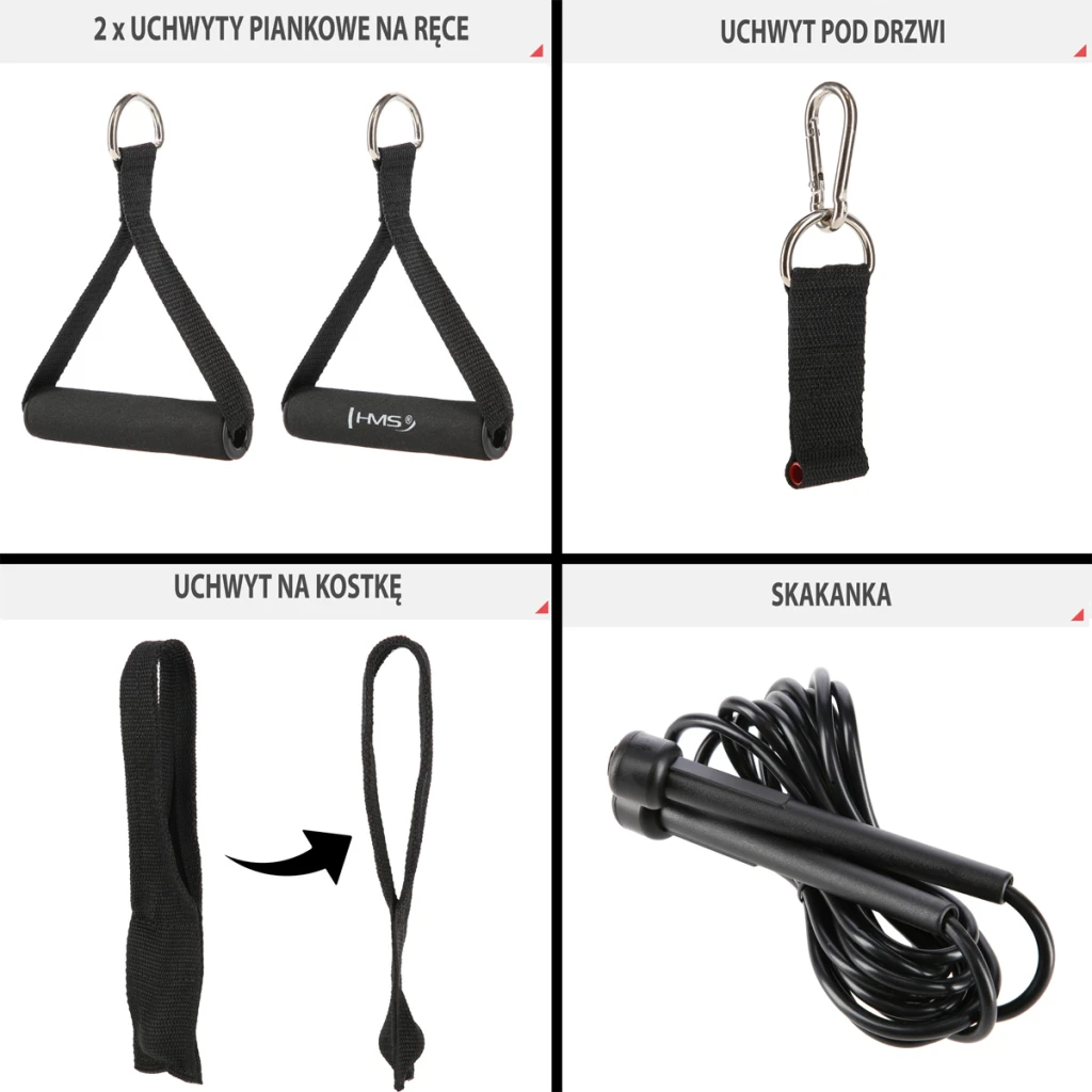 Set expandere p/u exercitii tx02 hms (11 pcs) 3