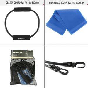 Set expandere p/u exercitii tx02 hms (11 pcs) Thumbnail 4