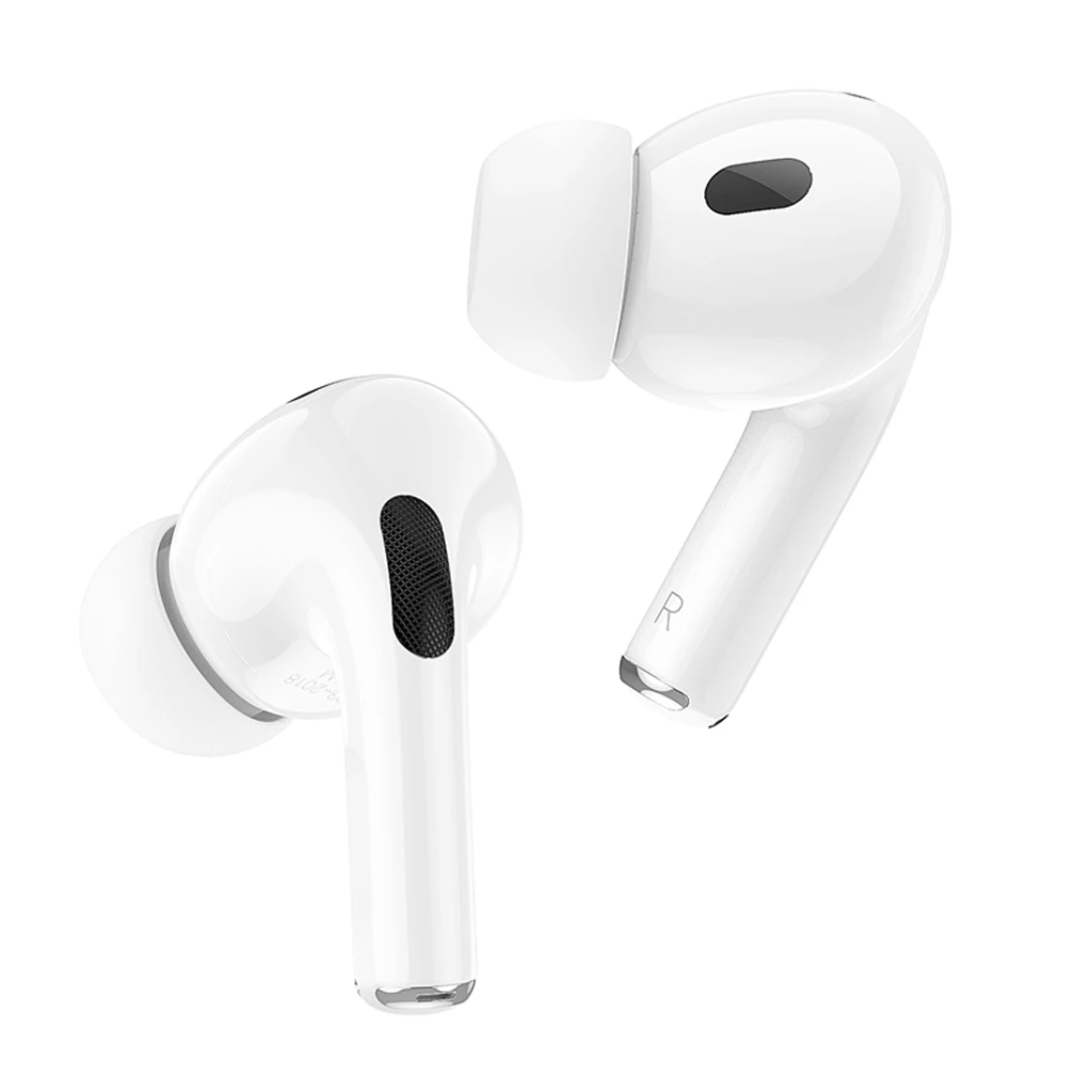 Căști bluetooth hoco ew63 cu reducere a zgomotului și tehnologie anc, albe 2