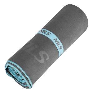 Полотенце спортивное 200*90 cm nils ncr13 dark gray microfibre Thumbnail 2