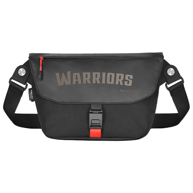 Geantă cu mesaje wiwu warriors x neagră 2