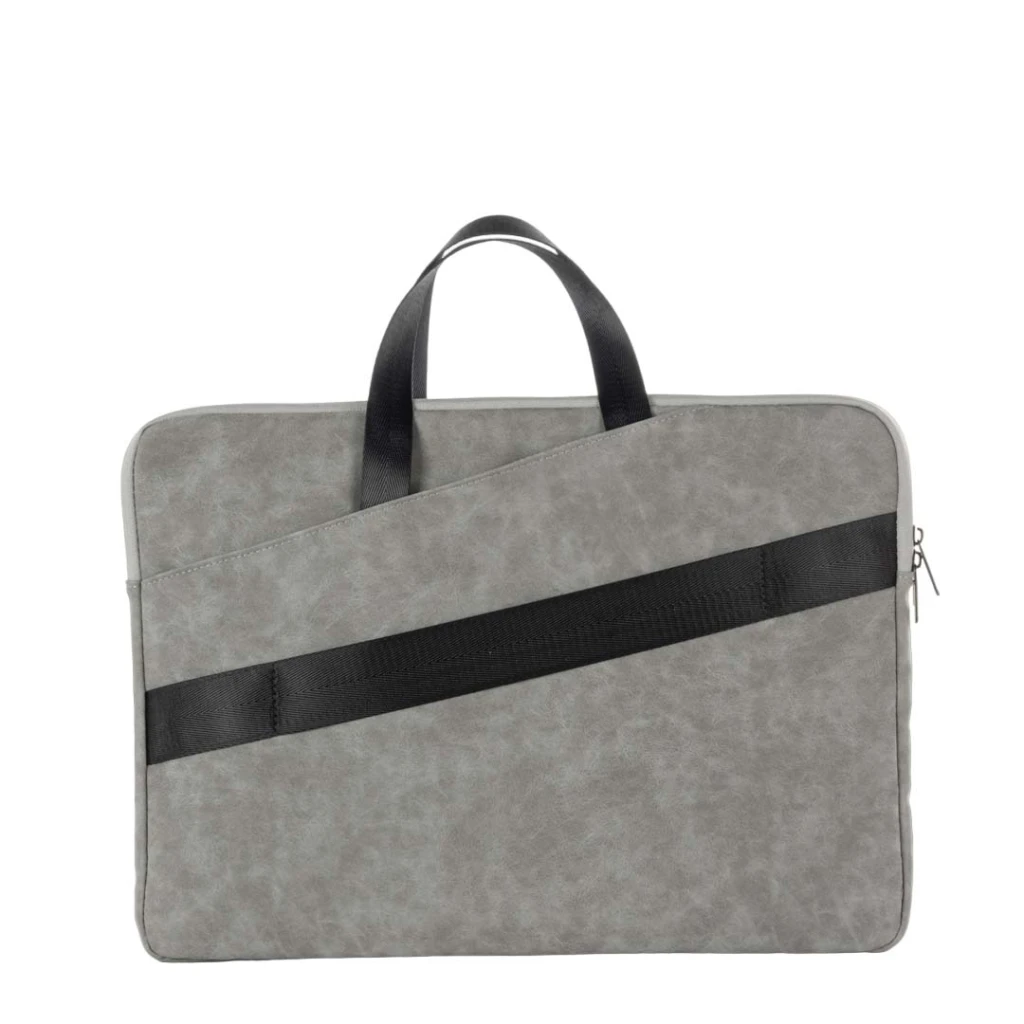Geantă laptop xo cb05 gri închis 15 inch (material pu, material piele de oaie) gri 2