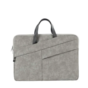 Geantă laptop xo cb05 gri închis 15 inch (material pu, material piele de oaie) gri