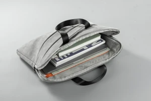 Geantă laptop xo cb05 gri închis 15 inch (material pu, material piele de oaie) gri Thumbnail 5