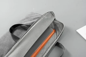 Geantă laptop xo cb05 gri închis 15 inch (material pu, material piele de oaie) gri Thumbnail 4