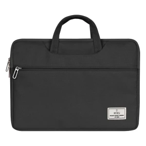 Geantă de mână wiwu vivi pentru laptop de 14 inchi, neagră