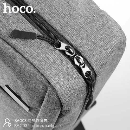 Рюкзак hoco bag03 деловой, серый 4