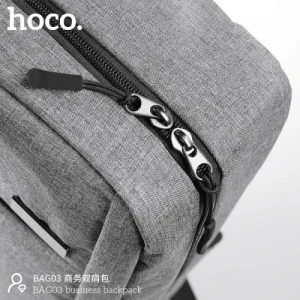 Рюкзак hoco bag03 деловой, серый Thumbnail 4