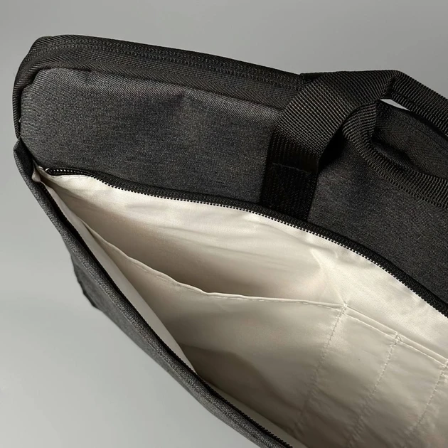 Geantă laptop xo cb16 13 inch (material: poliester) negru+gri 3