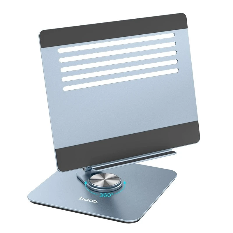 Suport rotativ pentru laptop hoco ph52 plus might, gri metalic 3