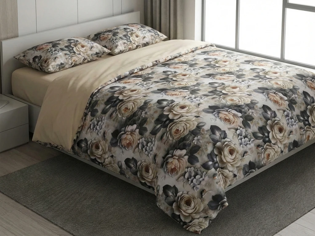 Set familie cu cearșaf elastic 160x200 sr013 2
