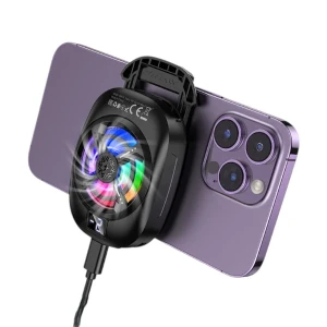 Hoco gm76 cooler telefon mobil albastru cu diamant, negru Thumbnail 2