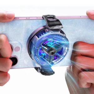Радиатор xo sl03 с магнитным креплением и зажимом, индикацией температуры и цветным световым переключателем, черный.