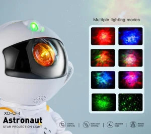 Xo cf4 mini lampă de proiecție cerească pentru astronauți, albă Thumbnail 2