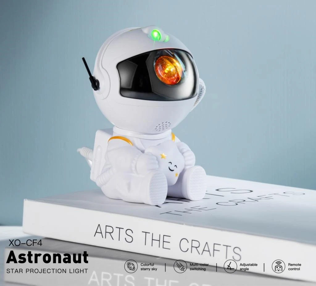 Xo cf4 mini lampă de proiecție cerească pentru astronauți, albă 5