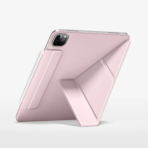Wiwu smart folio pentru ipad 2024 ipad pro 11 inchi roz