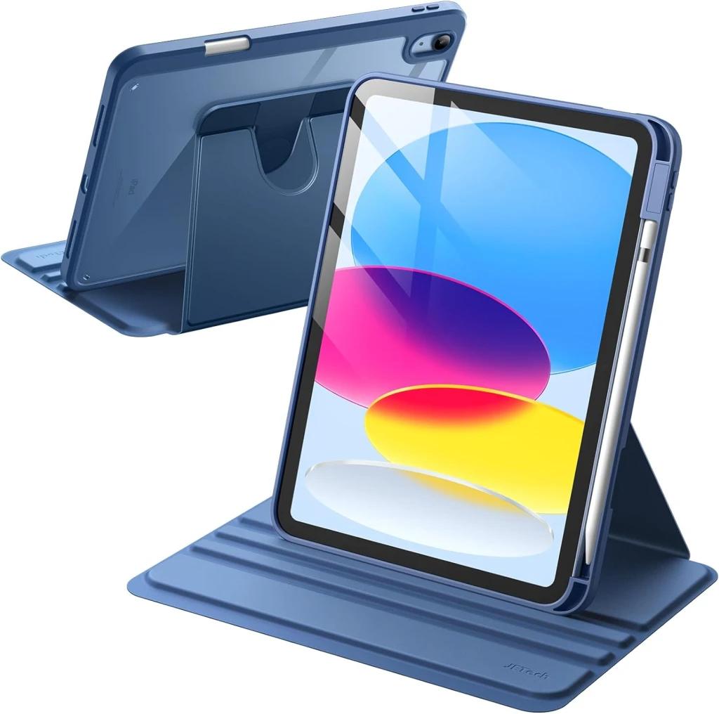 Защитный чехол wiwu с магнитным креплением и вращением на 360° для ipad 11 pro/2024, светло-голубой. 2
