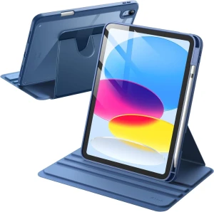Husă magnetică de protecție wiwu cu rotație la 360° pentru ipad 11 pro/2024, albastru deschis