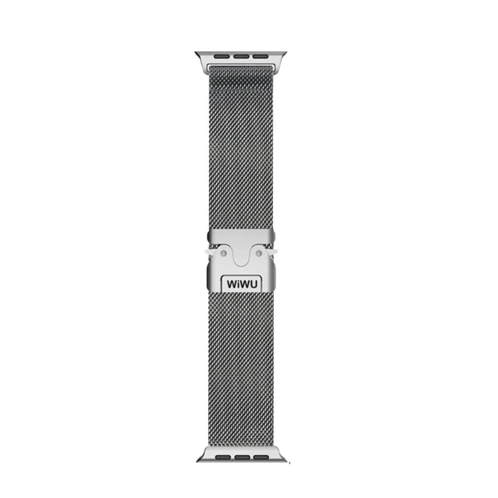 Curea ceas wiwu wi-wb017 master 42/44/45/49mm argintie 2