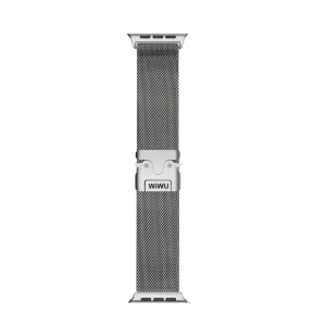 Ремешок для часов wiwu wi-wb017 master 42/44/45/49 мм, серебристый