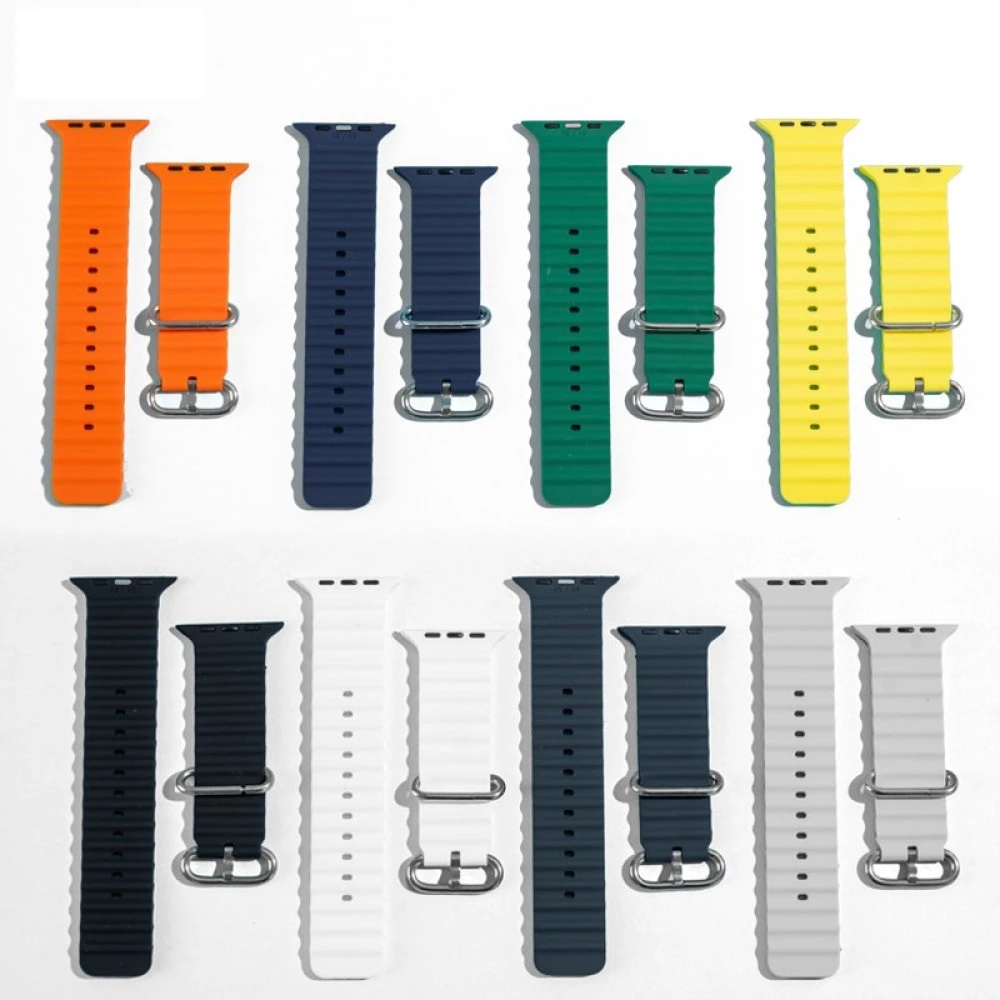 Curea ceas universală xo bt02b marine silicone 42/44/45/49mm verde măsliniu 2