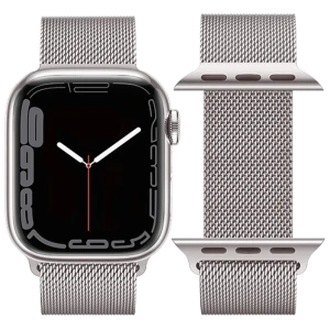 Curea din oțel milanez hoco iwatch wa03 simple beauty series (42/44/45/49mm) culoare stea Thumbnail 1