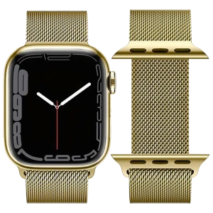 Hoco iwatch wa03 simple beauty series, миланский стальной ремешок (42/44/45/49 мм), винтажное золото