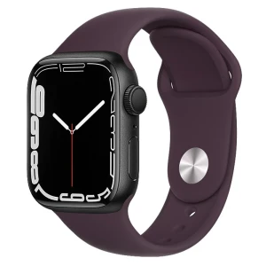 Curea din silicon sport clasică hoco pentru iwatch wa01 flexible series (42/44/45/49mm), culoare crimson-cireș
