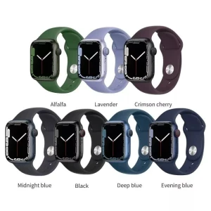 Hoco iwatch wa01 гибкая серия, классический спортивный силиконовый ремешок (42/44/45/49 мм), черный Thumbnail 2