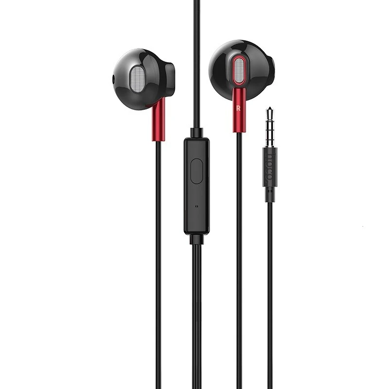 Универсальные наушники hoco m57 sky sound с микрофоном, черные. 2