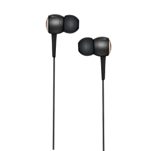 Căști universale hoco m19 drumbeat cu microfon, negre Thumbnail 1