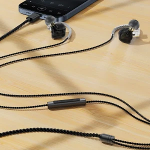 Проводные наушники acefast l11 usb-c hi-fi, черные