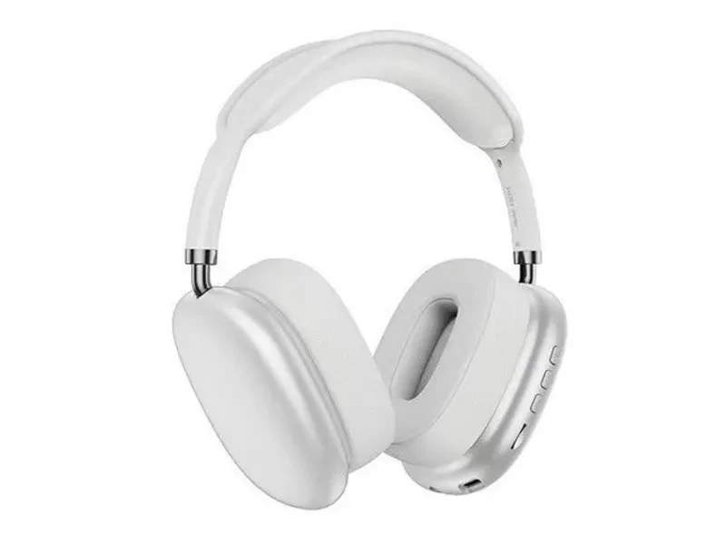 Наушники hoco esd15 max shadow anc с шумоподавлением, bluetooth, серебристые. 2