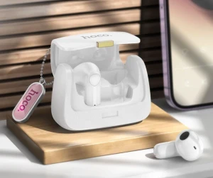 Сумка hoco des35 dawn, bluetooth-гарнитура, белая.
