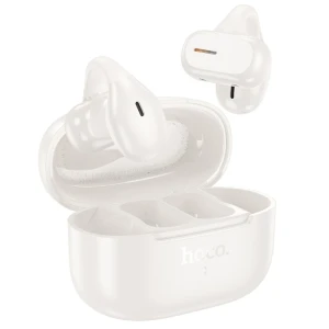 Căști bt wireless hoco ea9 cu clips, cu sunet clar, alb lăptos Thumbnail 2