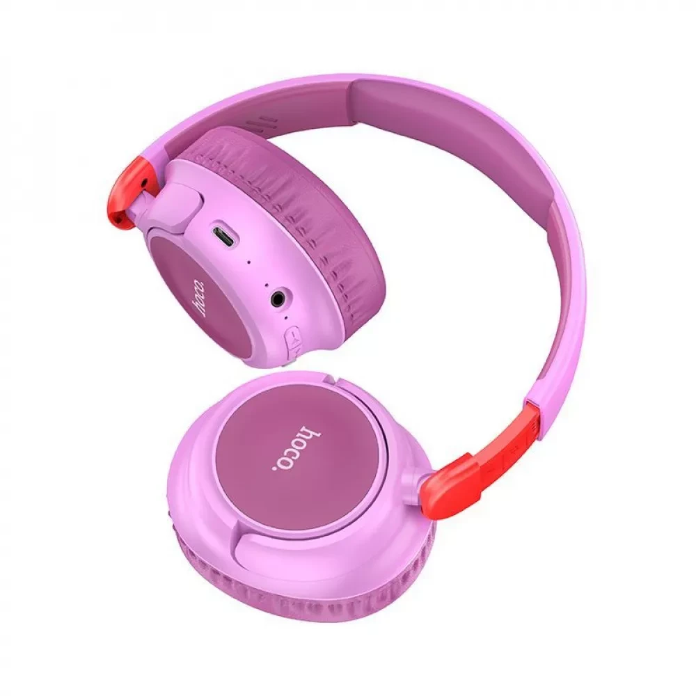 Наушники hoco w43 adventure bt фиолетовые 2