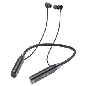 Căști bluetooth hoco es62 pretty, negre, cu prindere la gât Thumbnail 2