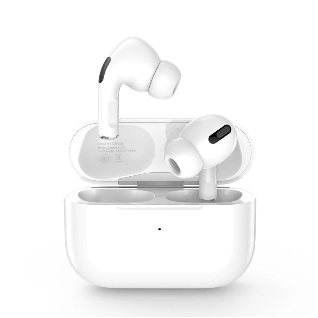 Căști bluetooth xo t3pods (versiune simplă fără detectare intraauriculară și încărcare wireless) albe 2
