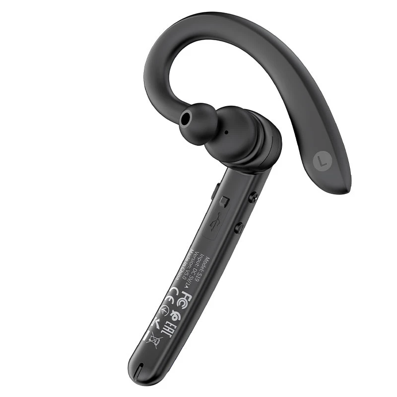 Наушники hoco s19 heartful enc с шумоподавлением, bluetooth, металлический серый цвет. 3