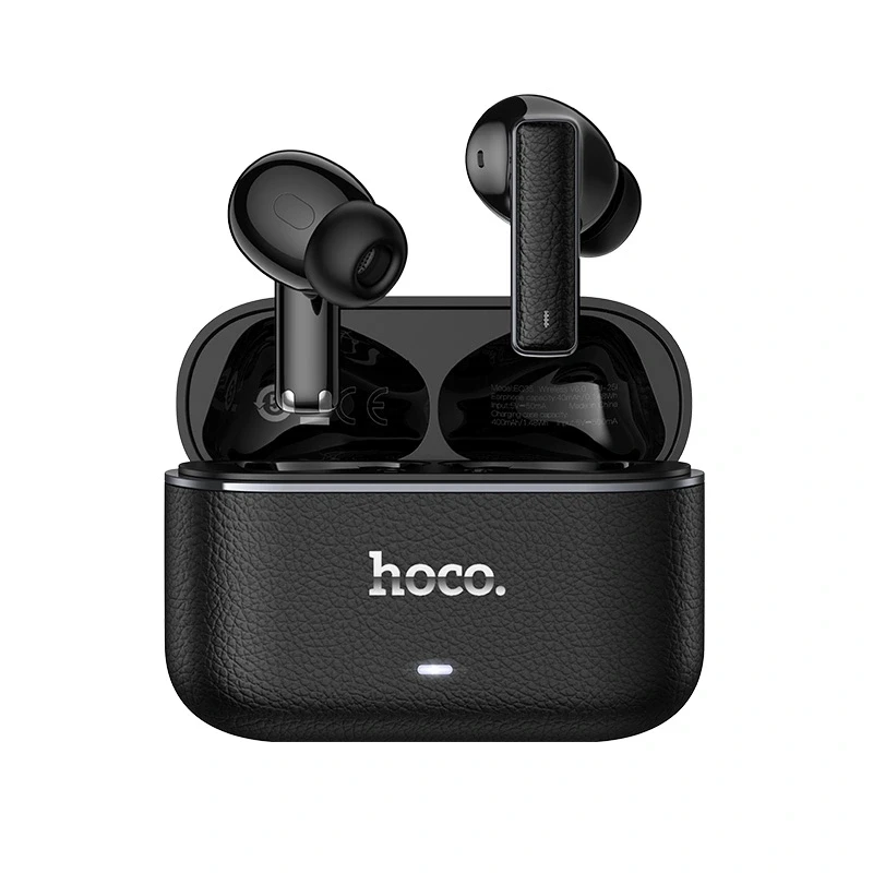 Căști hoco eq35 rhyme wireless anc+enc cu șase microfoane, reducere a zgomotului, bluetooth (aplicație), negre 2