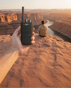 Xo djj01 (ue) stație walkie-talkie (pereche) neagră