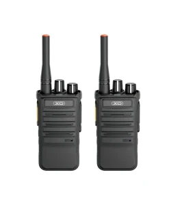 Xo djj01 (ue) stație walkie-talkie (pereche) neagră Thumbnail 2