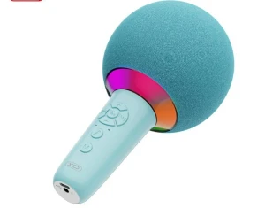 Микрофон xo be50 lollipop bluetooth, синий